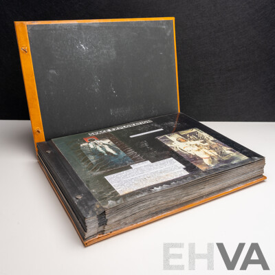 Vintage Scrap Book Pertaining to Space Exploration and the American Space Program