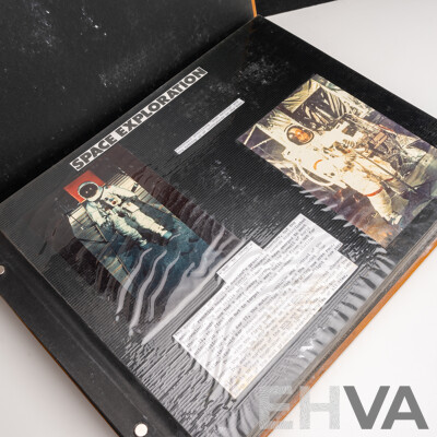 Vintage Scrap Book Pertaining to Space Exploration and the American Space Program