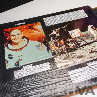 Vintage Scrap Book Pertaining to Space Exploration and the American Space Program