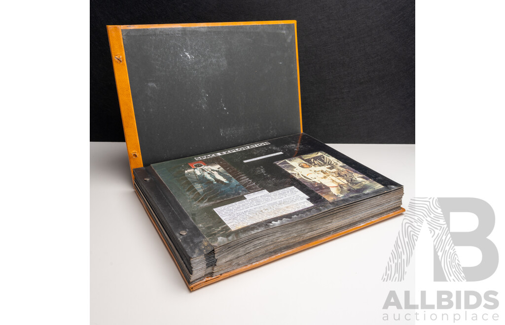 Vintage Scrap Book Pertaining to Space Exploration and the American Space Program