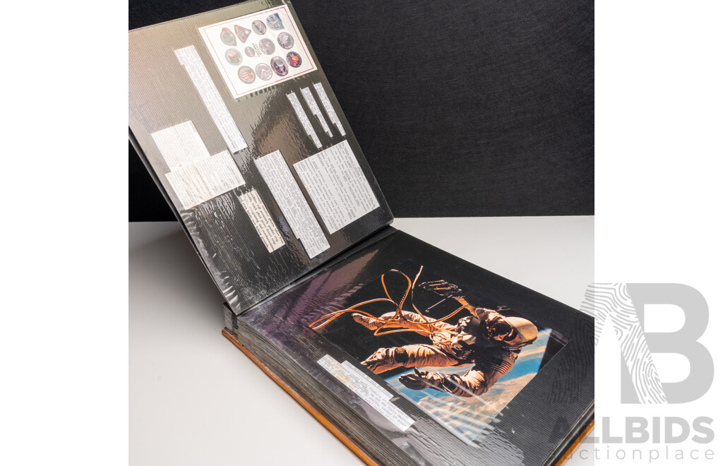 Vintage Scrap Book Pertaining to Space Exploration and the American Space Program