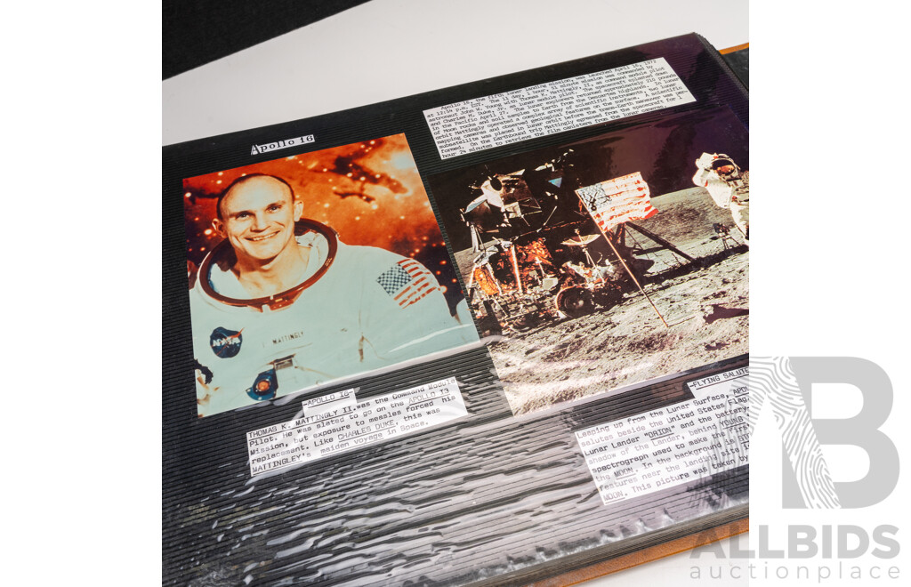 Vintage Scrap Book Pertaining to Space Exploration and the American Space Program