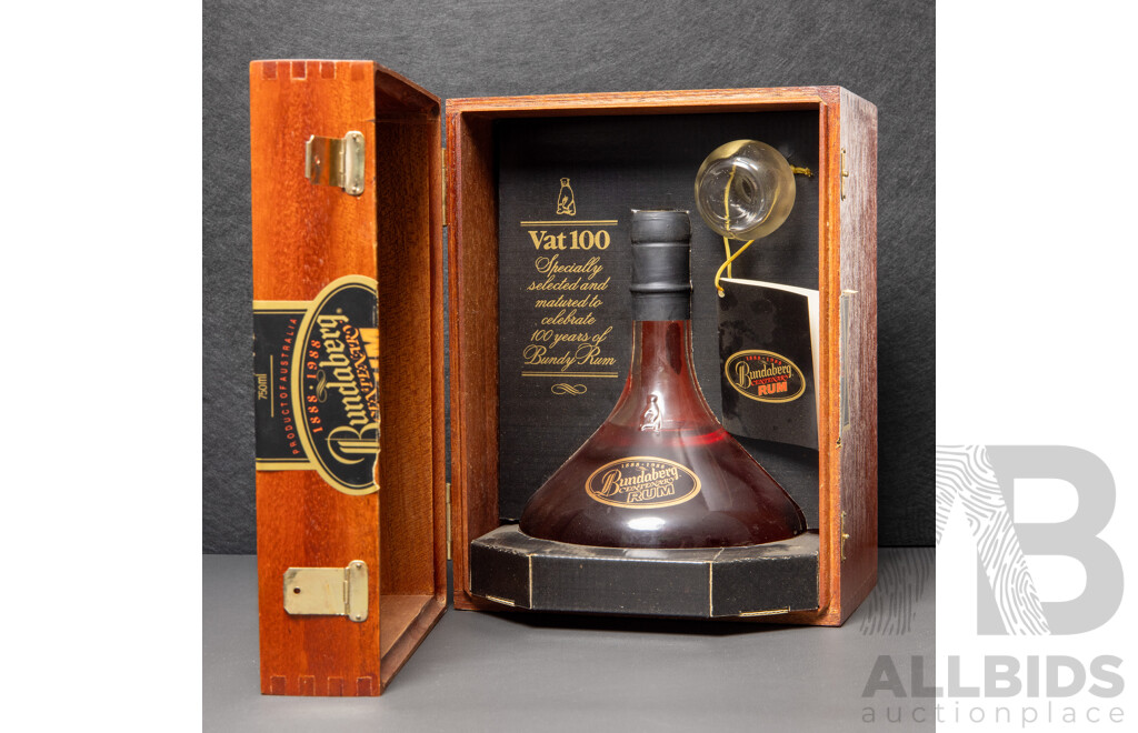 Bundaberg Centenary Rum in Glass Decanter with Presentation Box