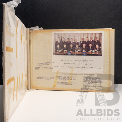 Vintage Scrap Book Pertaining to the American Space Program