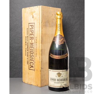 Piper- Heidsieck Champagne Magnum in Original Timber Case