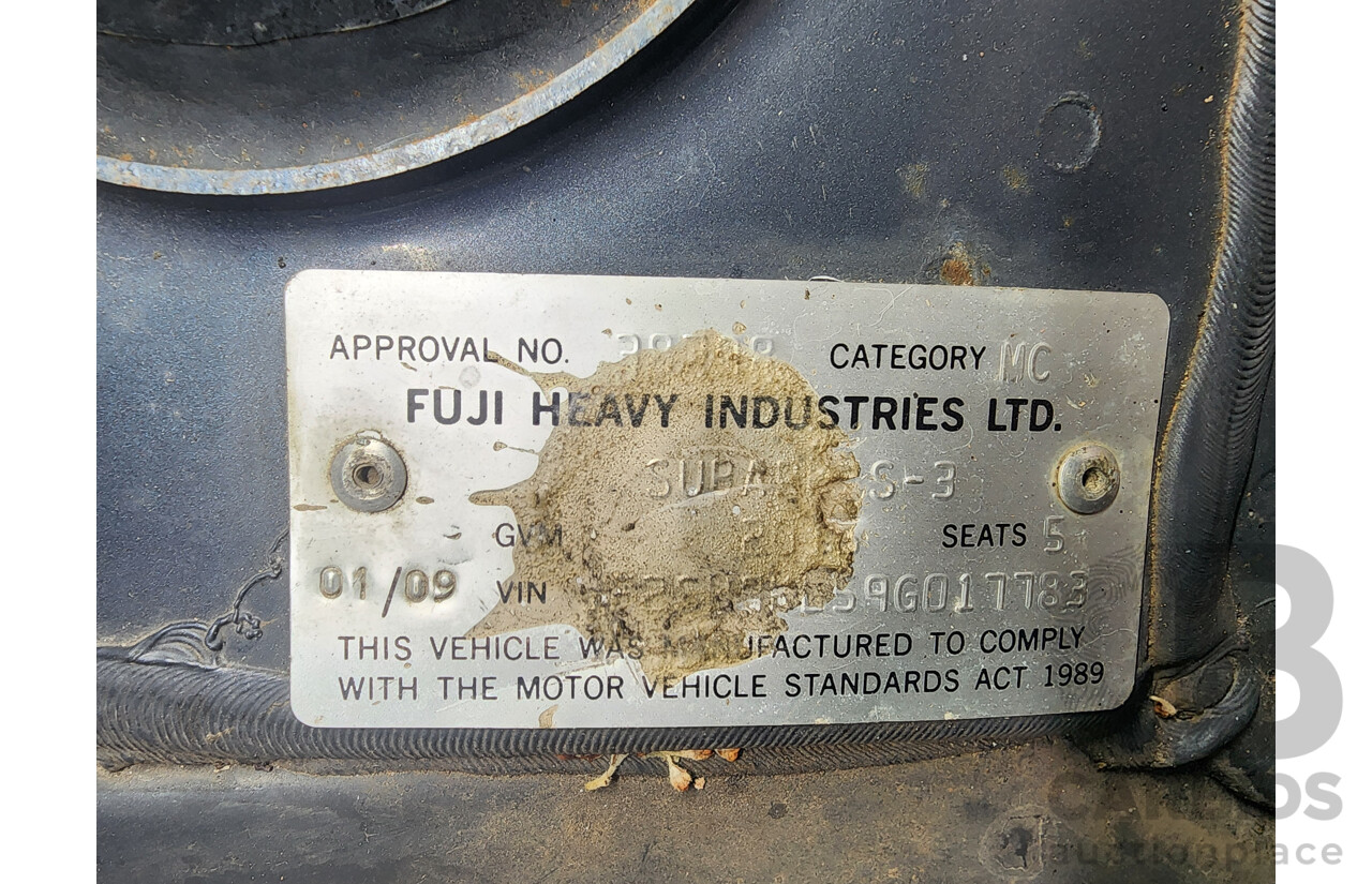 1/2009 Subaru Forester X MY09 4d Wagon Blue 2.5L