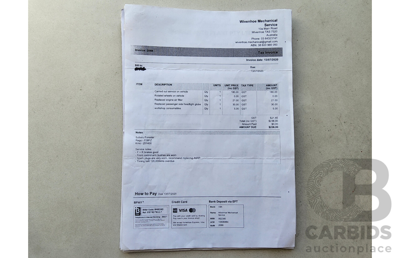 1/2009 Subaru Forester X MY09 4d Wagon Blue 2.5L