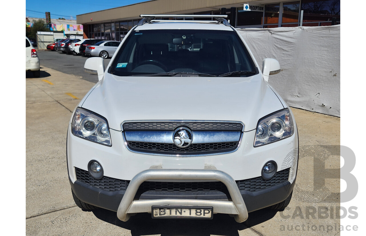 11/2010 Holden Captiva LX (4x4) CG MY10 4d Wagon White 3.2L