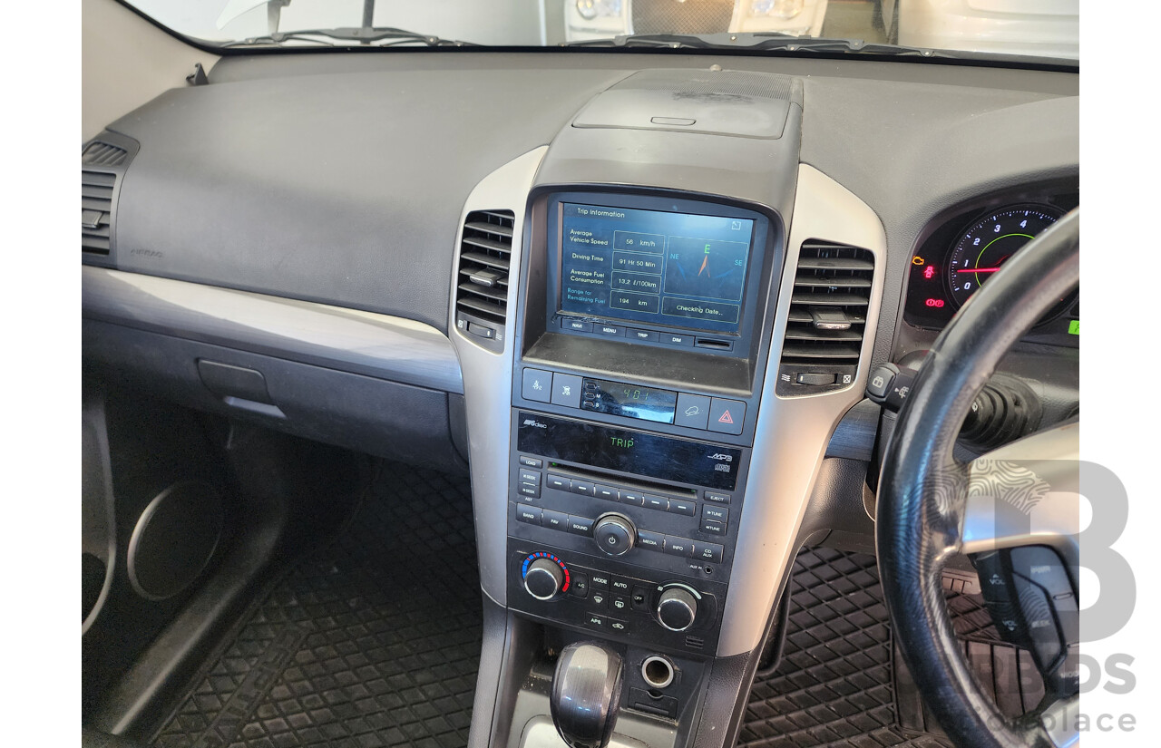 11/2010 Holden Captiva LX (4x4) CG MY10 4d Wagon White 3.2L