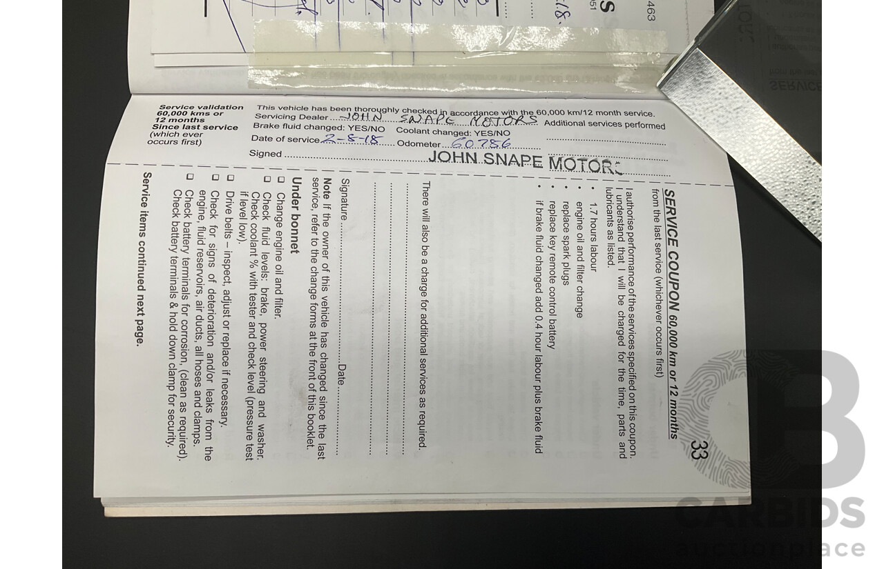 11/2011 Holden Barina Spark CDX MJ 5d Hatchback Carbon Flash Black 1.2L