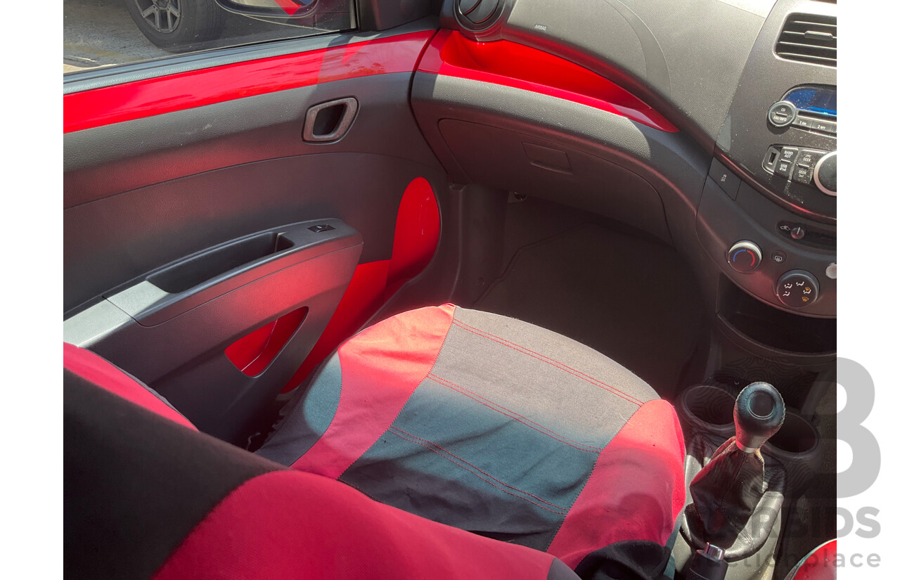 11/2011 Holden Barina Spark CDX MJ 5d Hatchback Carbon Flash Black 1.2L