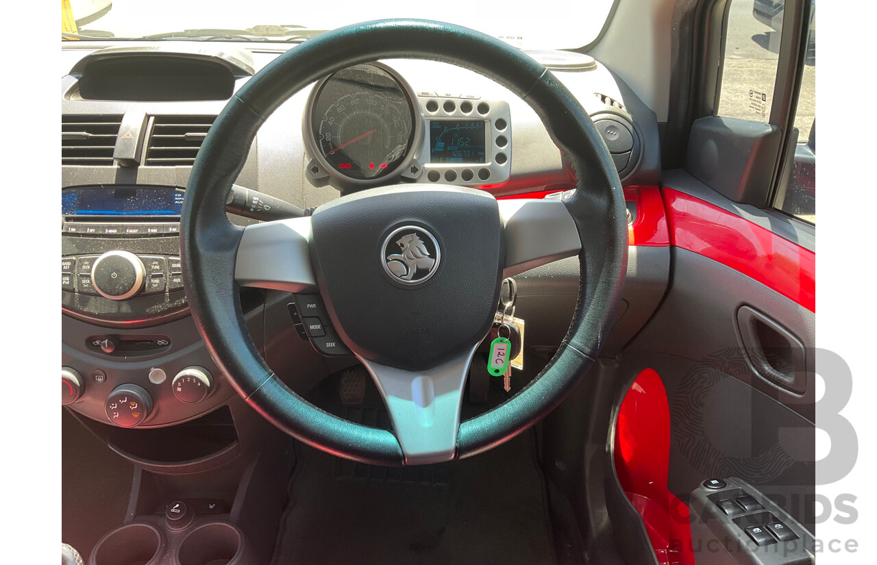 11/2011 Holden Barina Spark CDX MJ 5d Hatchback Carbon Flash Black 1.2L