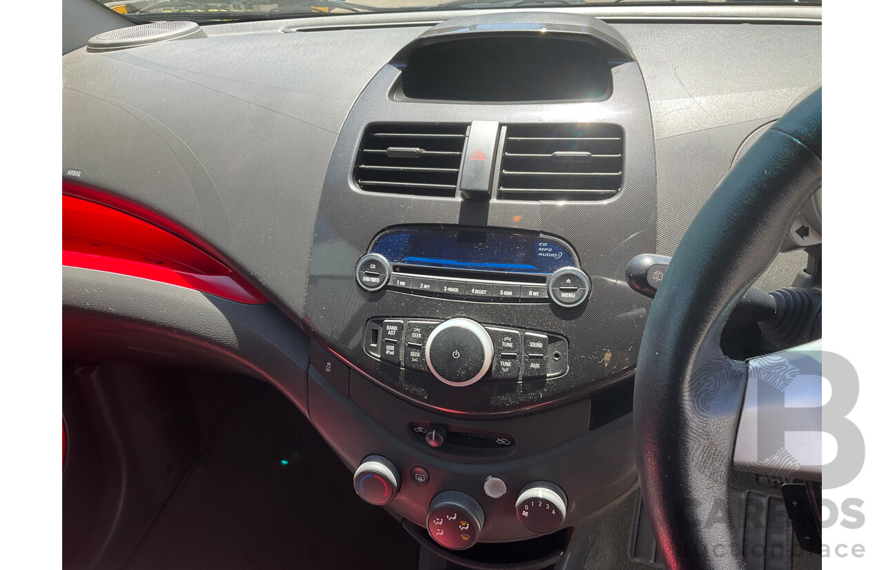 11/2011 Holden Barina Spark CDX MJ 5d Hatchback Carbon Flash Black 1.2L