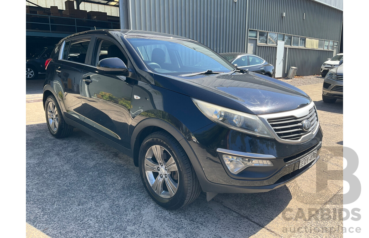 6/2013 Kia Sportage Si (FWD) SL MY13 4d Wagon Ebony Black 2.0L