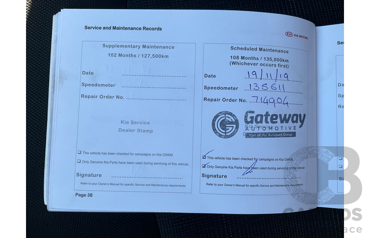 6/2013 Kia Sportage Si (FWD) SL MY13 4d Wagon Ebony Black 2.0L