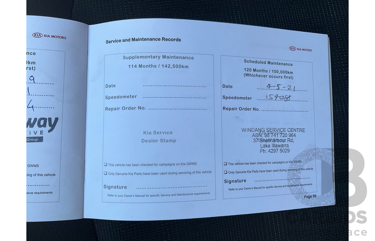 6/2013 Kia Sportage Si (FWD) SL MY13 4d Wagon Ebony Black 2.0L