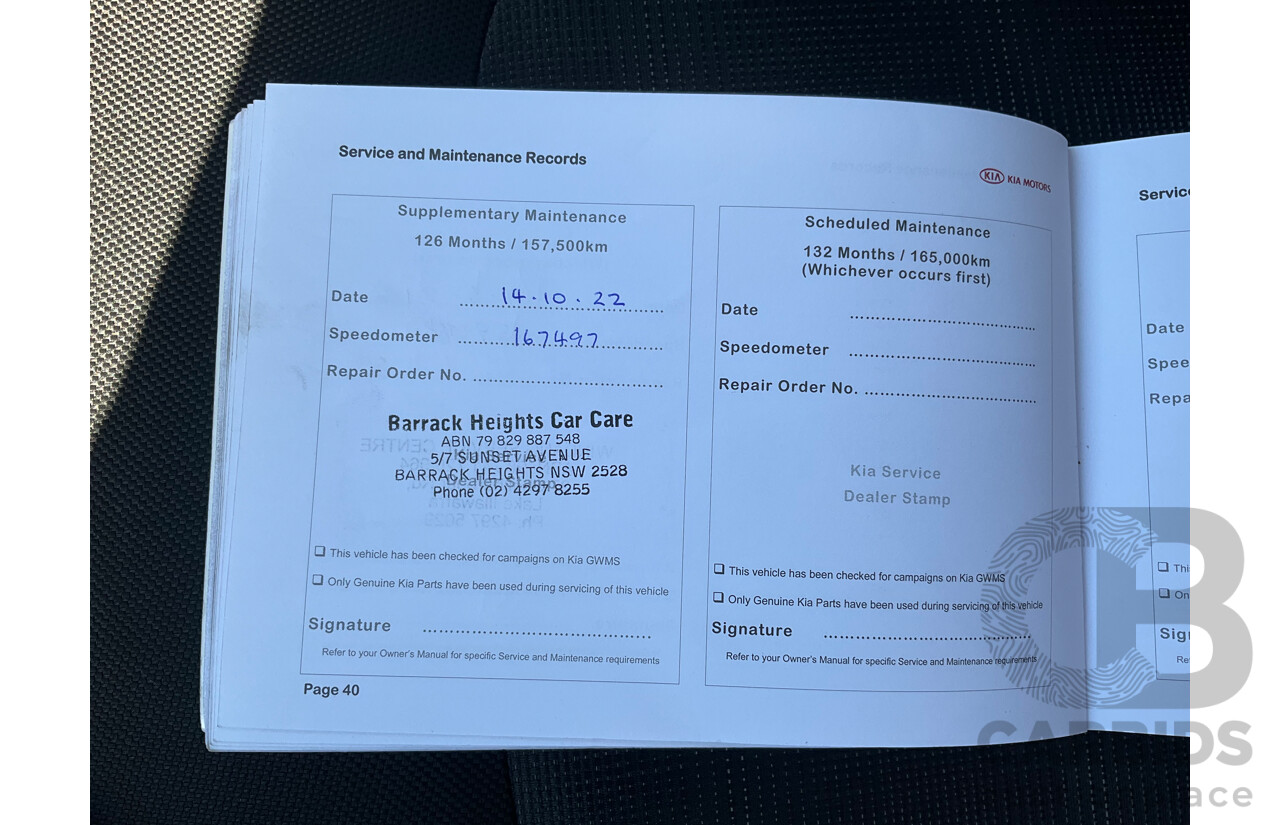 6/2013 Kia Sportage Si (FWD) SL MY13 4d Wagon Ebony Black 2.0L