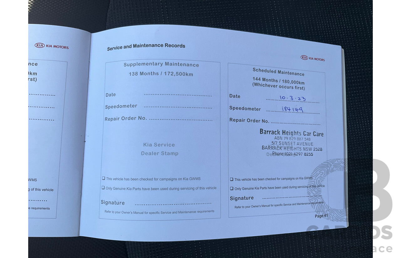 6/2013 Kia Sportage Si (FWD) SL MY13 4d Wagon Ebony Black 2.0L