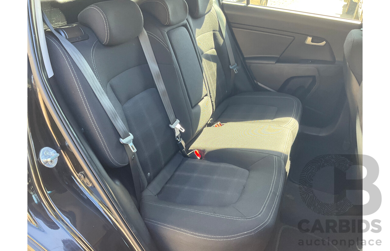 6/2013 Kia Sportage Si (FWD) SL MY13 4d Wagon Ebony Black 2.0L