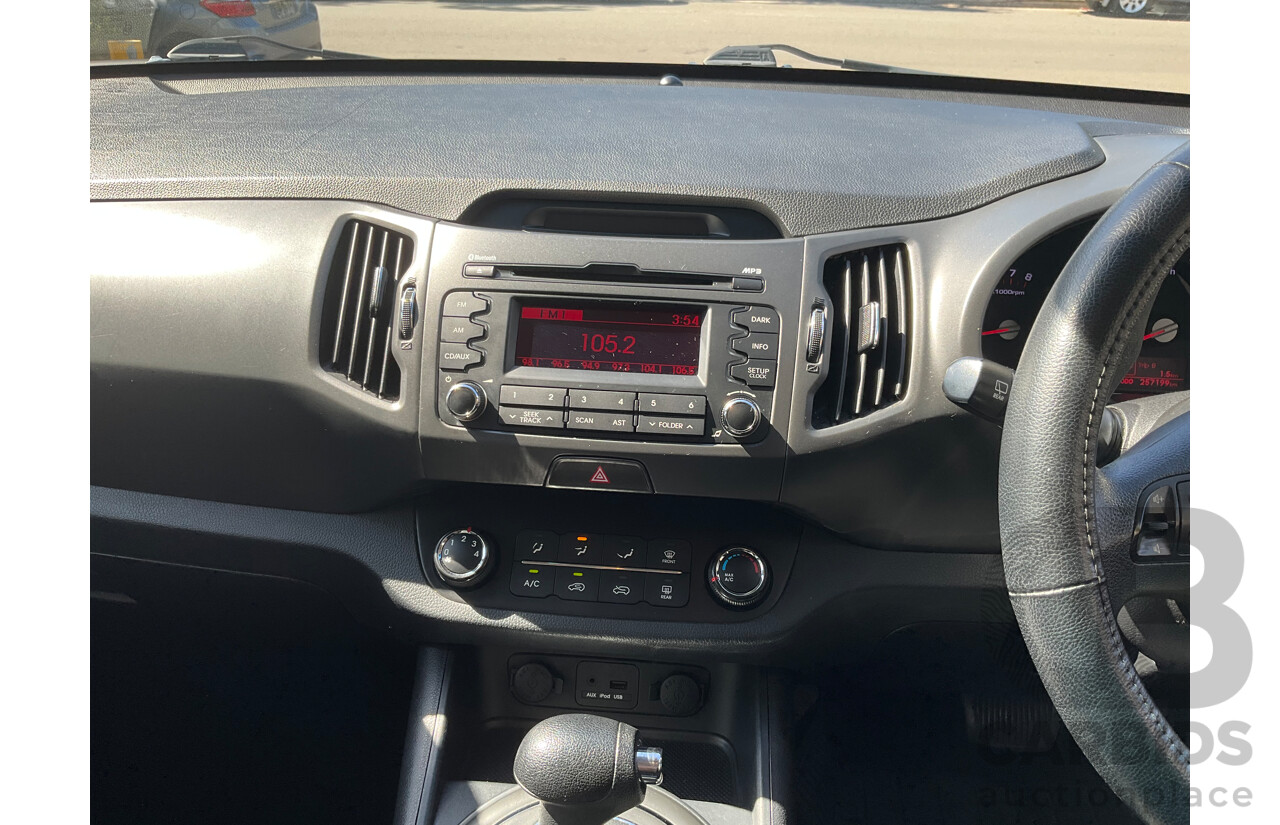 6/2013 Kia Sportage Si (FWD) SL MY13 4d Wagon Ebony Black 2.0L