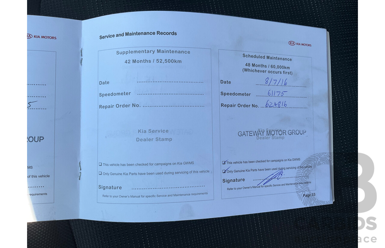 6/2013 Kia Sportage Si (FWD) SL MY13 4d Wagon Ebony Black 2.0L