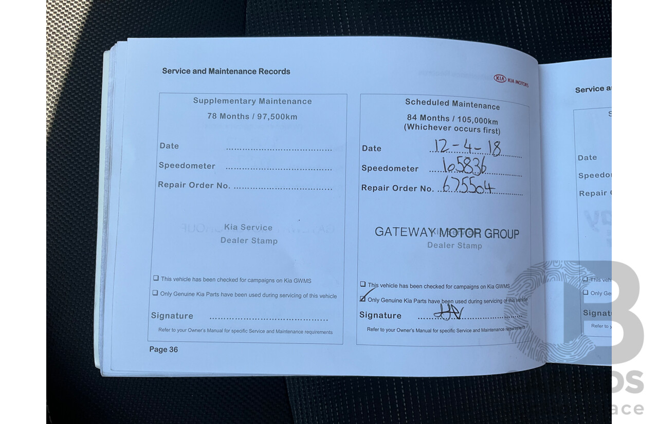 6/2013 Kia Sportage Si (FWD) SL MY13 4d Wagon Ebony Black 2.0L