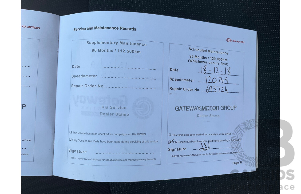 6/2013 Kia Sportage Si (FWD) SL MY13 4d Wagon Ebony Black 2.0L