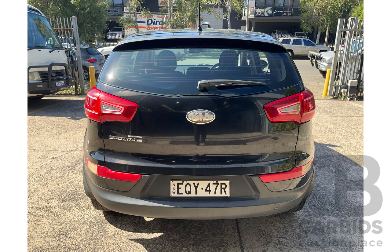 6/2013 Kia Sportage Si (FWD) SL MY13 4d Wagon Ebony Black 2.0L