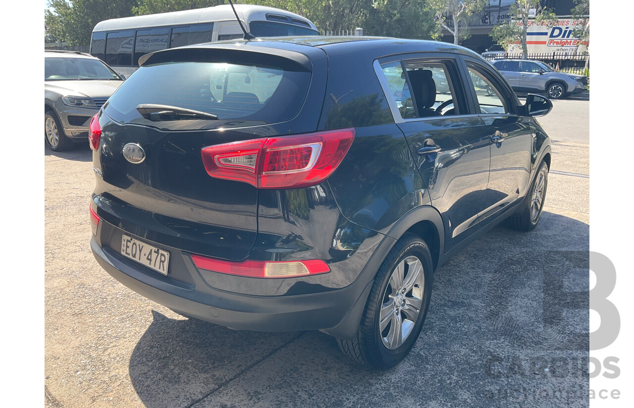 6/2013 Kia Sportage Si (FWD) SL MY13 4d Wagon Ebony Black 2.0L