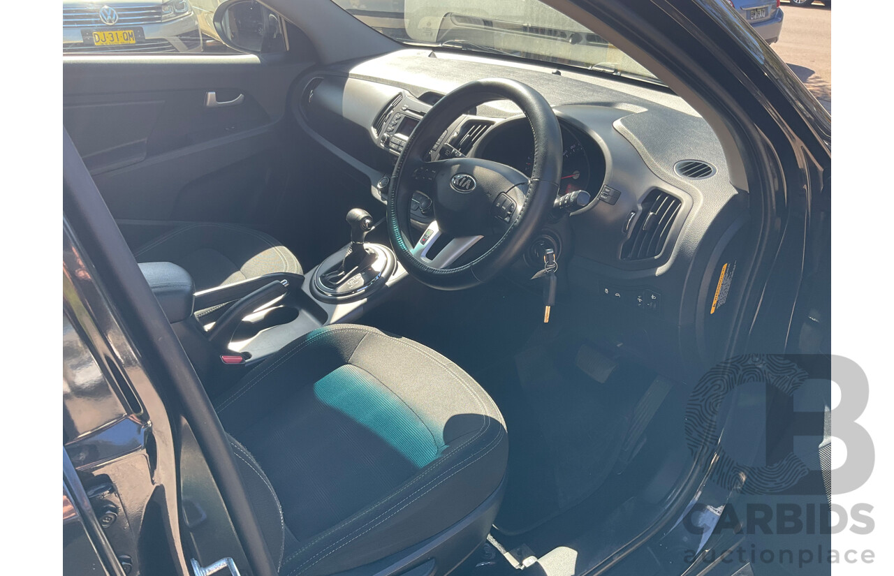 6/2013 Kia Sportage Si (FWD) SL MY13 4d Wagon Ebony Black 2.0L