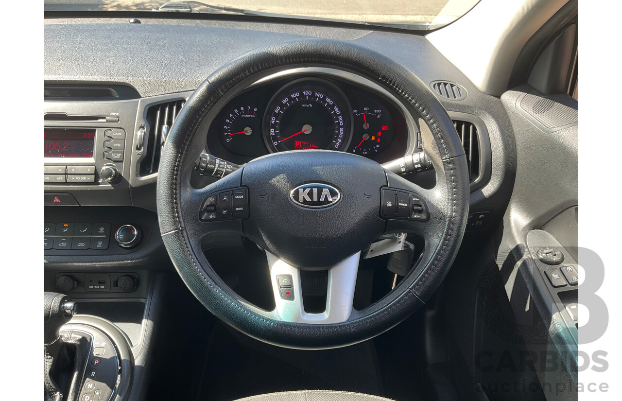 6/2013 Kia Sportage Si (FWD) SL MY13 4d Wagon Ebony Black 2.0L