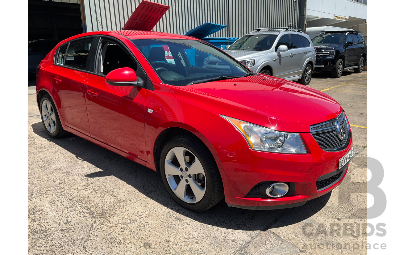 1/2014 Holden Cruze Equipe JH MY14 4d Sedan Red Hot 1.8L