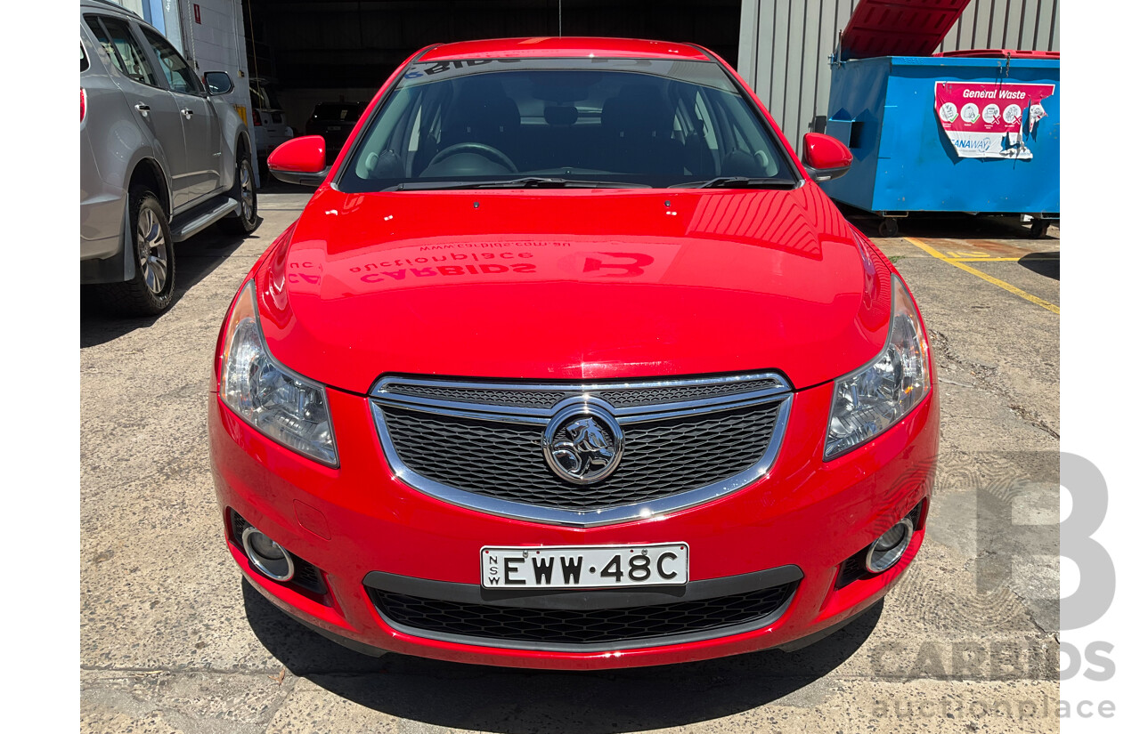 1/2014 Holden Cruze Equipe JH MY14 4d Sedan Red Hot 1.8L