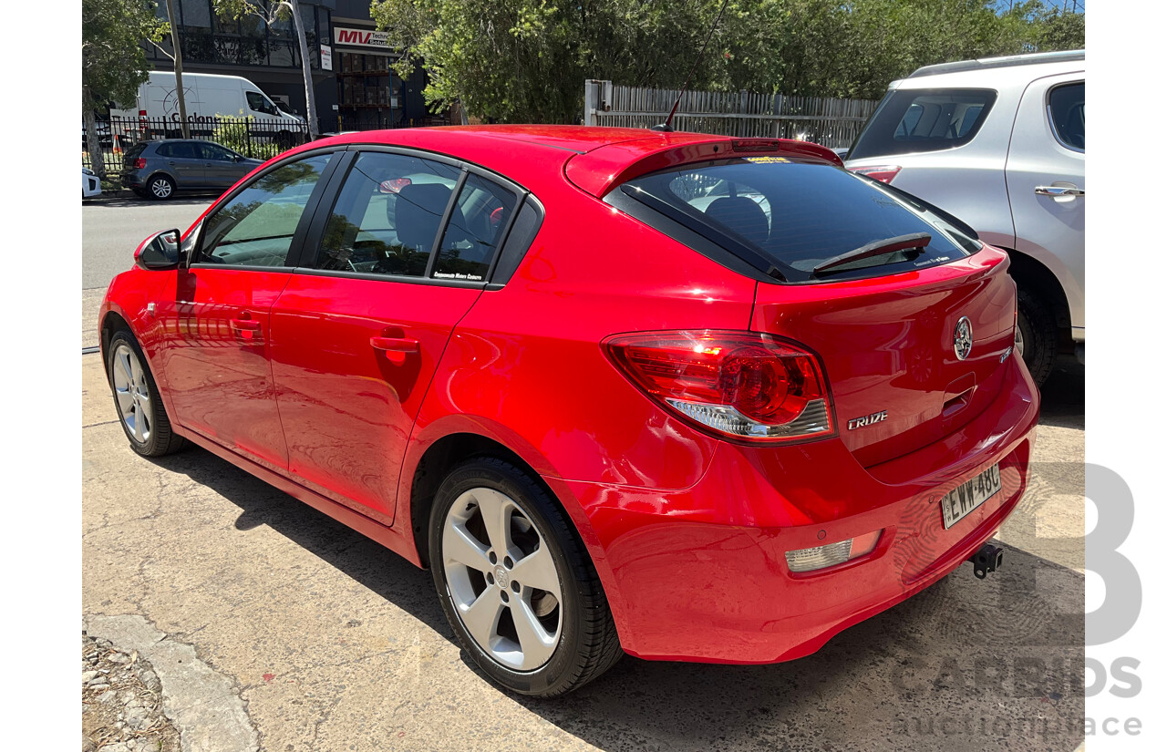 1/2014 Holden Cruze Equipe JH MY14 4d Sedan Red Hot 1.8L
