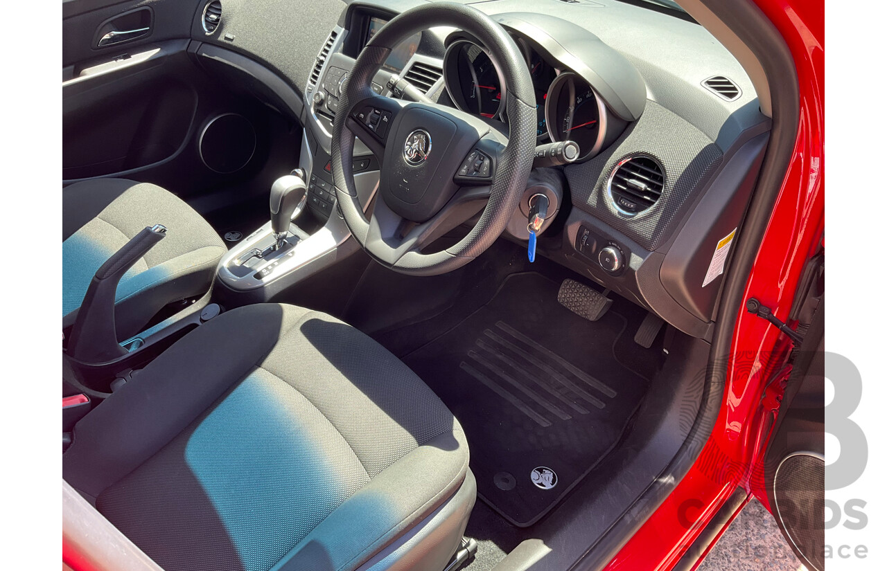 1/2014 Holden Cruze Equipe JH MY14 4d Sedan Red Hot 1.8L