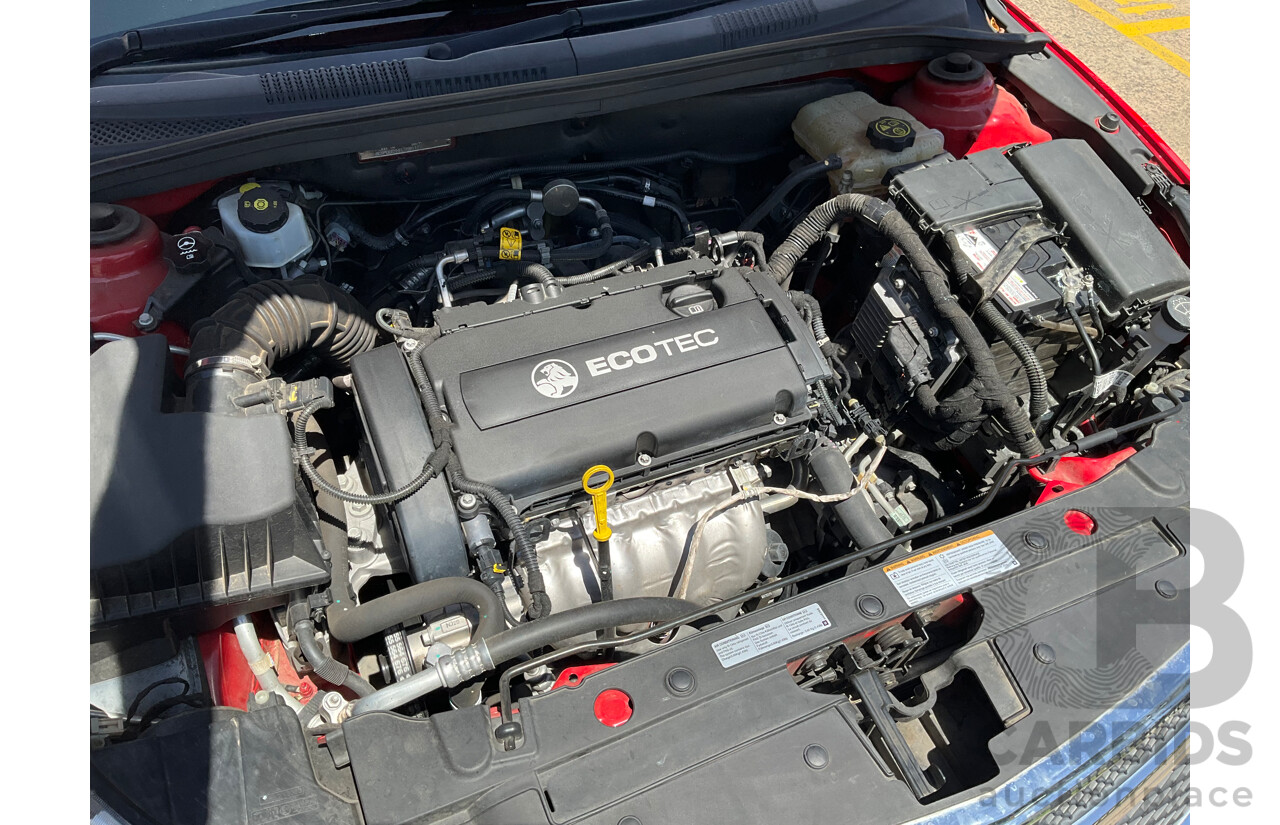 1/2014 Holden Cruze Equipe JH MY14 4d Sedan Red Hot 1.8L