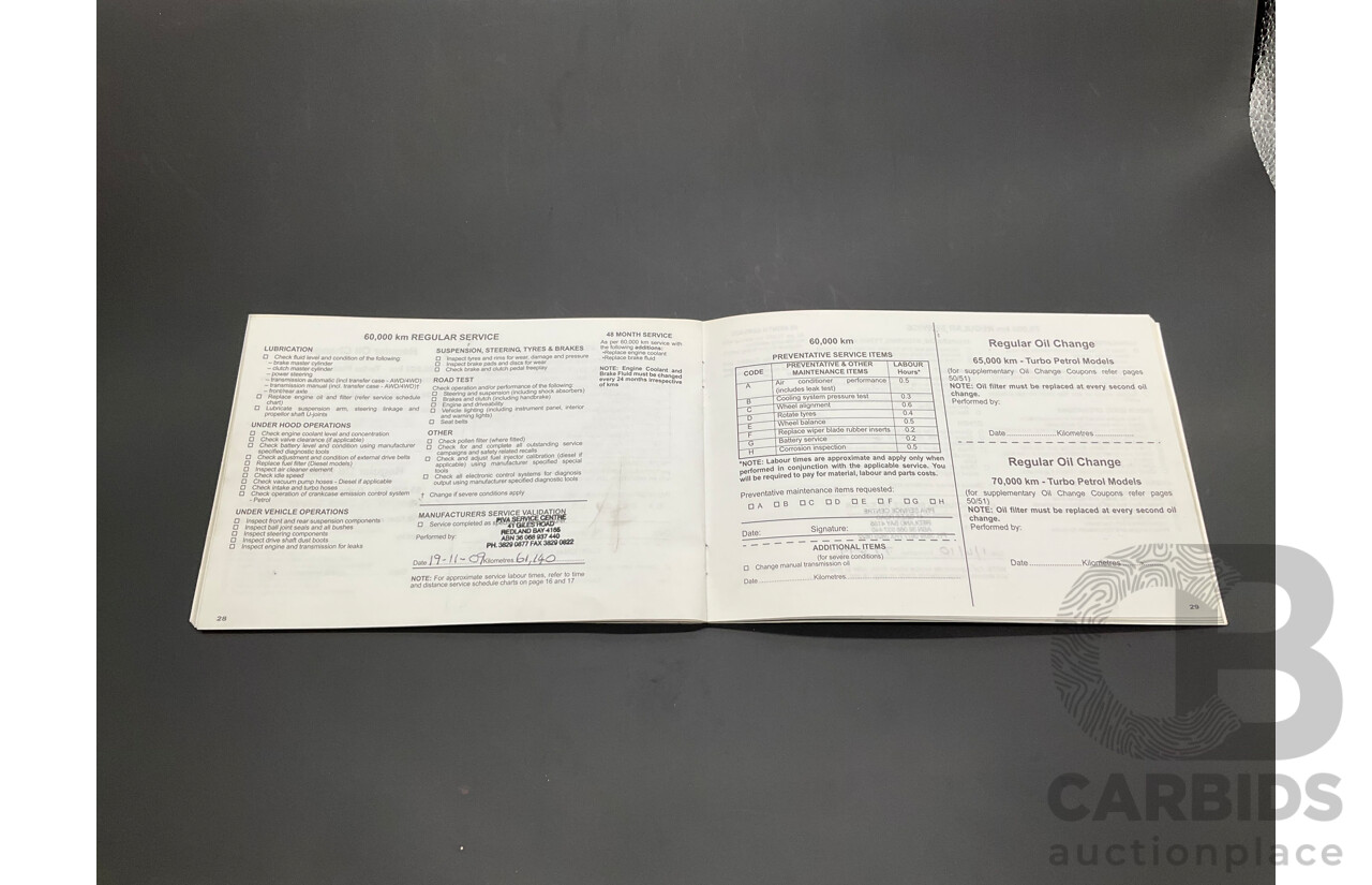 8/2008 Mitsubishi Pajero VR-X LE NS 4d Wagon Slate Grey 3.8L