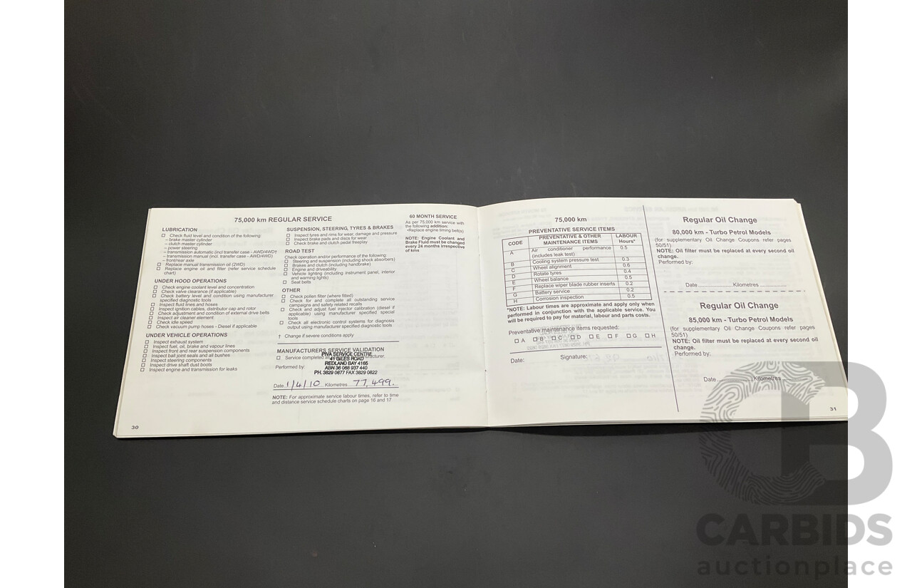 8/2008 Mitsubishi Pajero VR-X LE NS 4d Wagon Slate Grey 3.8L