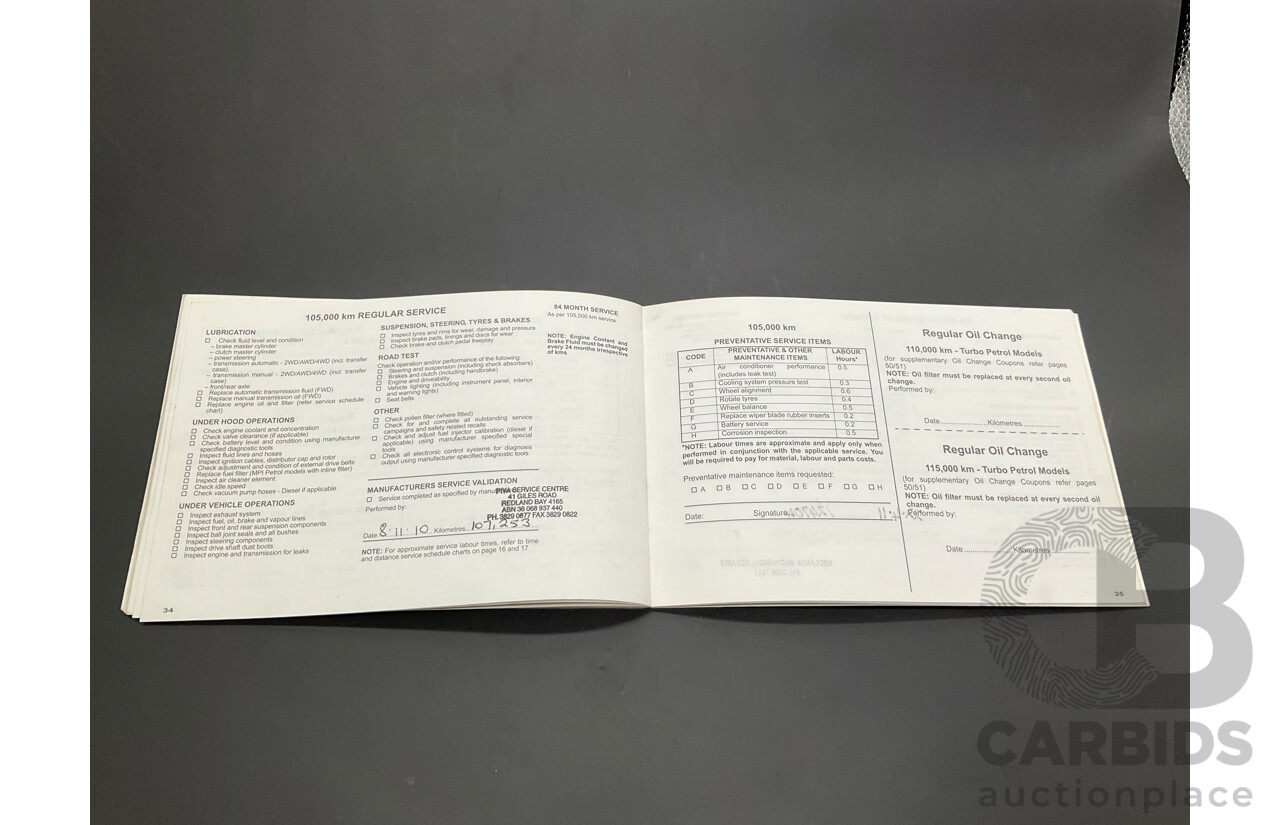 8/2008 Mitsubishi Pajero VR-X LE NS 4d Wagon Slate Grey 3.8L