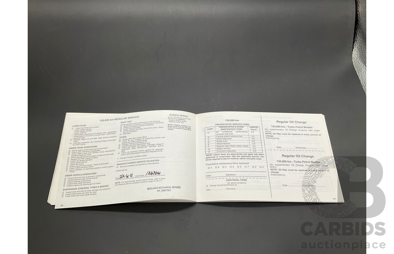 8/2008 Mitsubishi Pajero VR-X LE NS 4d Wagon Slate Grey 3.8L