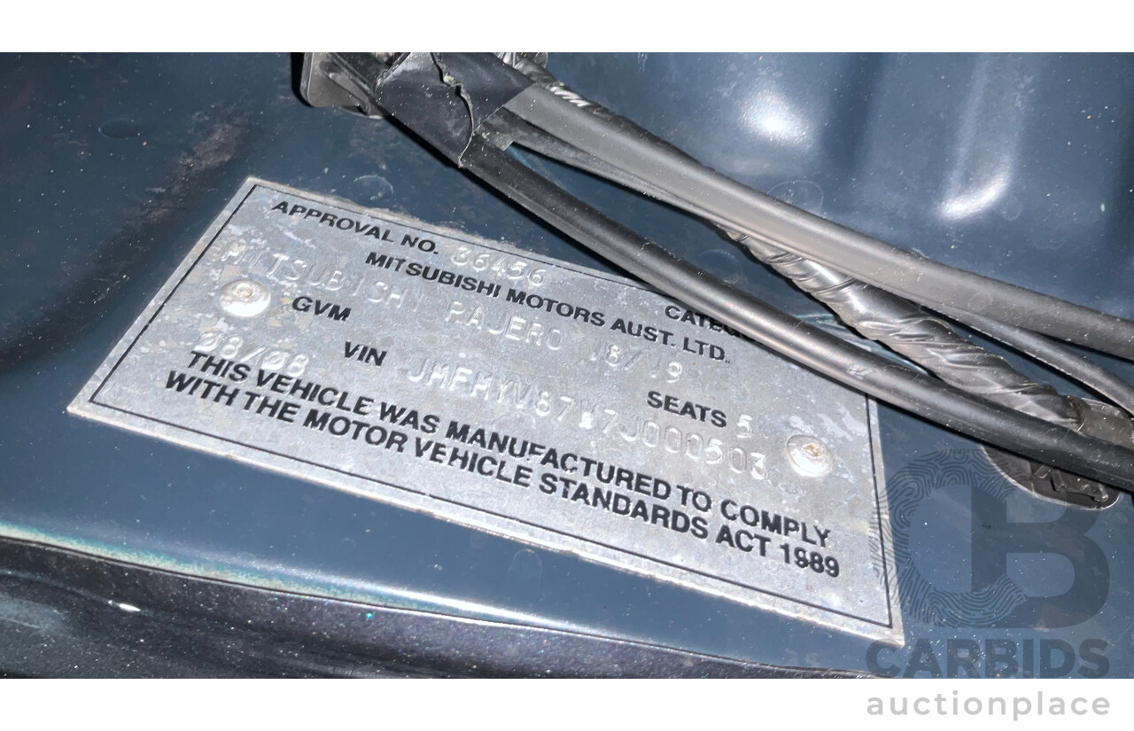 8/2008 Mitsubishi Pajero VR-X LE NS 4d Wagon Slate Grey 3.8L