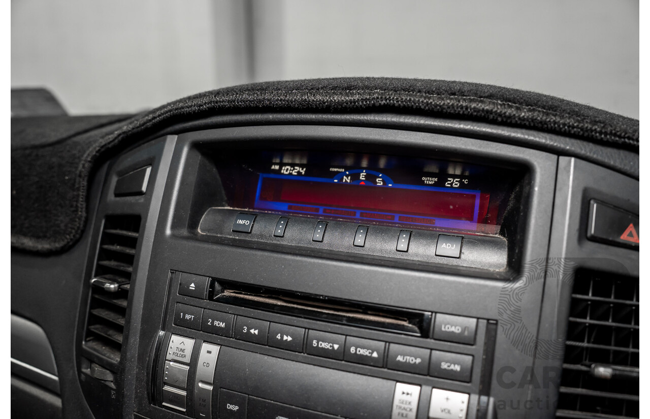 8/2008 Mitsubishi Pajero VR-X LE NS 4d Wagon Slate Grey 3.8L