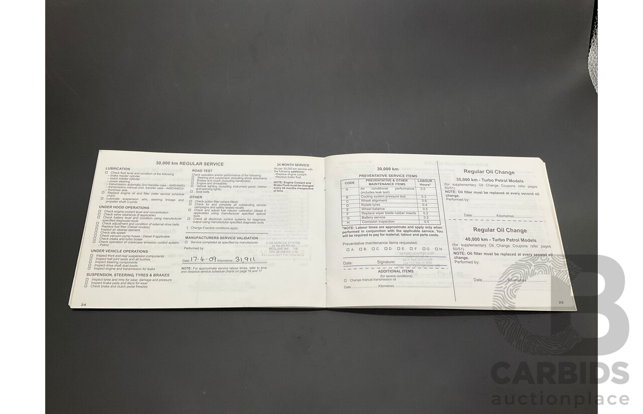 8/2008 Mitsubishi Pajero VR-X LE NS 4d Wagon Slate Grey 3.8L