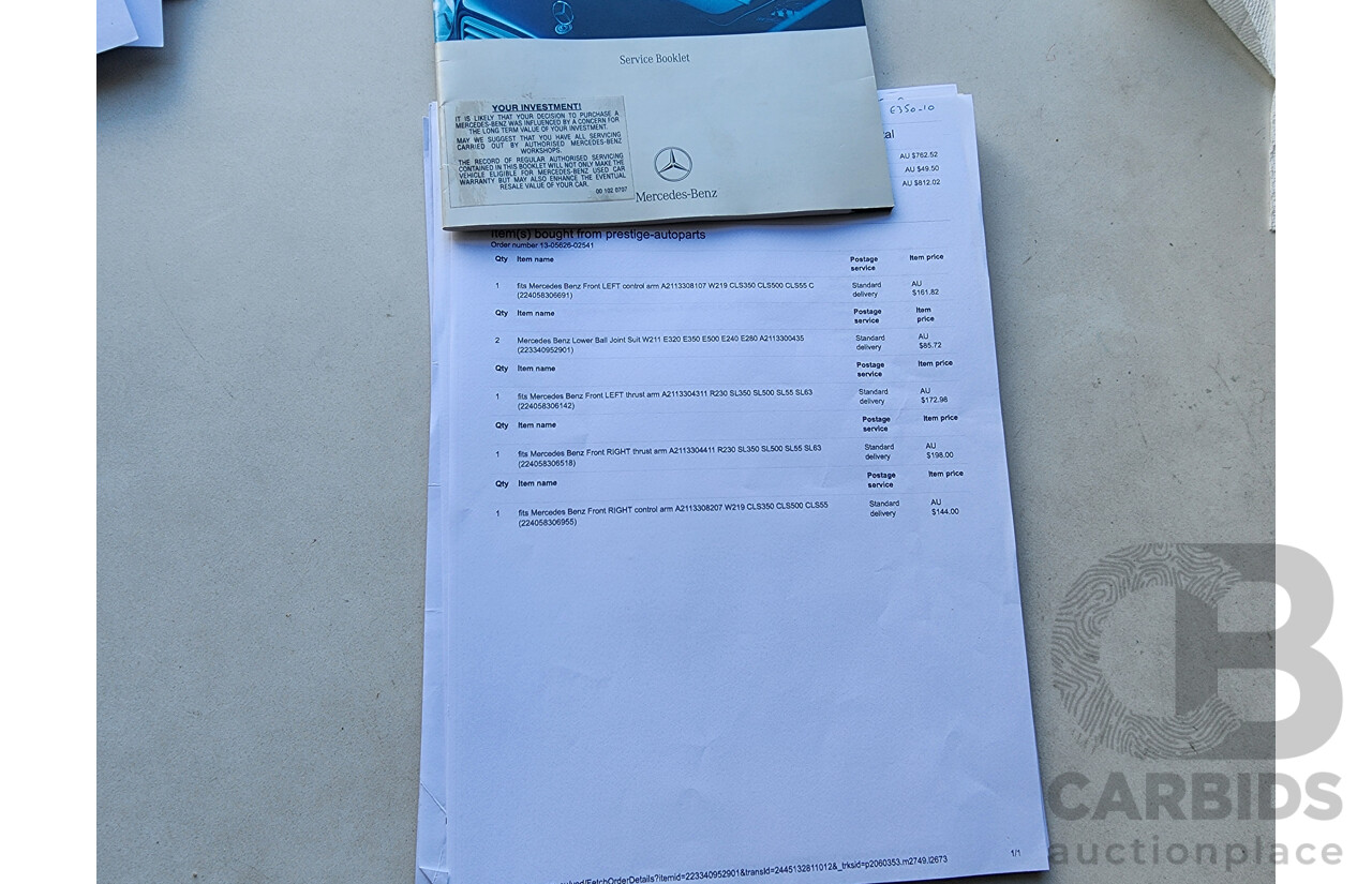 3/2005 Mercedes-Benz E350 Avantgarde 211 4d Sedan Blue 3.5L