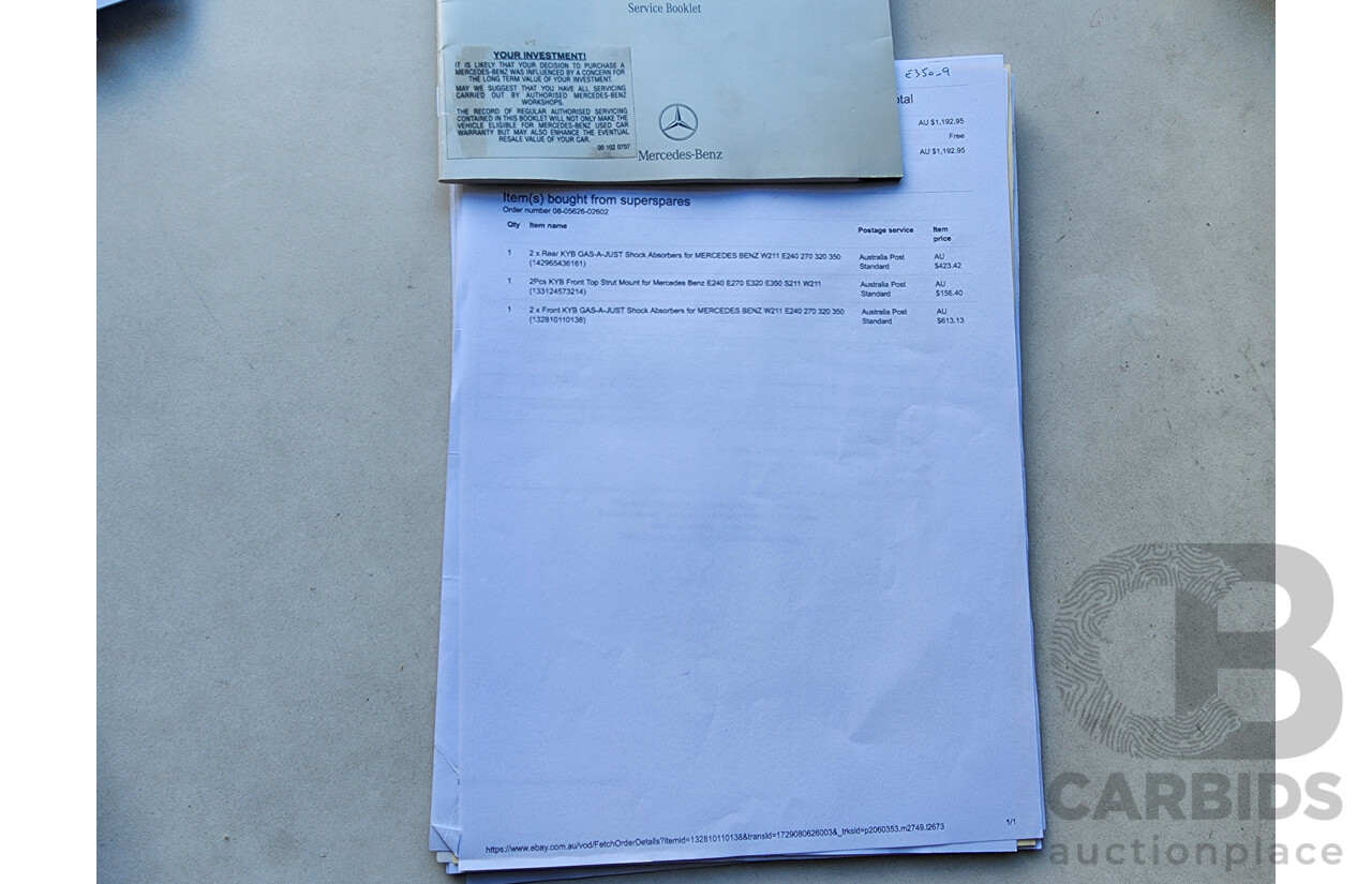 3/2005 Mercedes-Benz E350 Avantgarde 211 4d Sedan Blue 3.5L