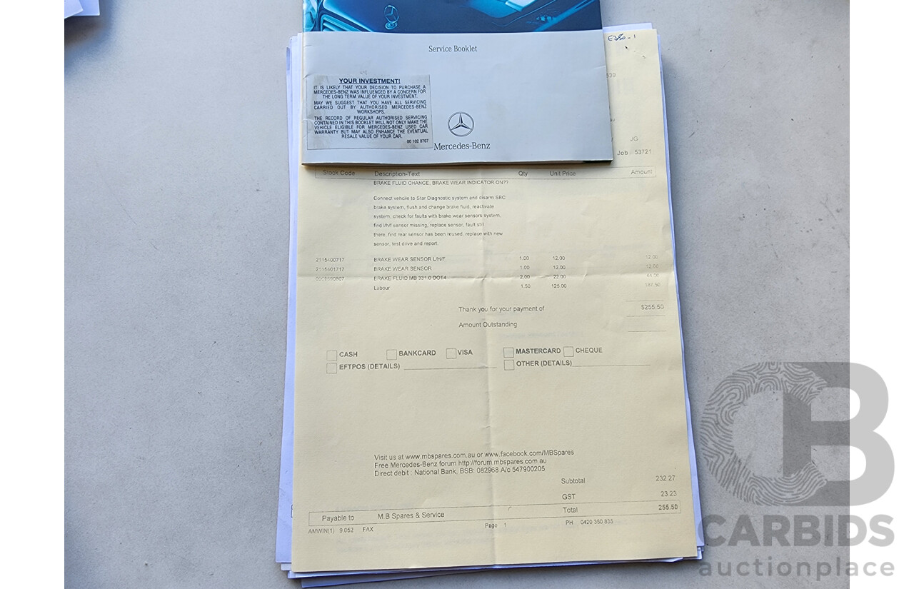 3/2005 Mercedes-Benz E350 Avantgarde 211 4d Sedan Blue 3.5L