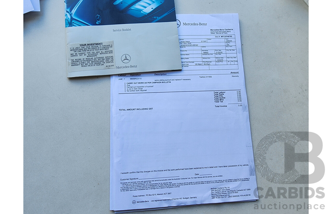 3/2005 Mercedes-Benz E350 Avantgarde 211 4d Sedan Blue 3.5L