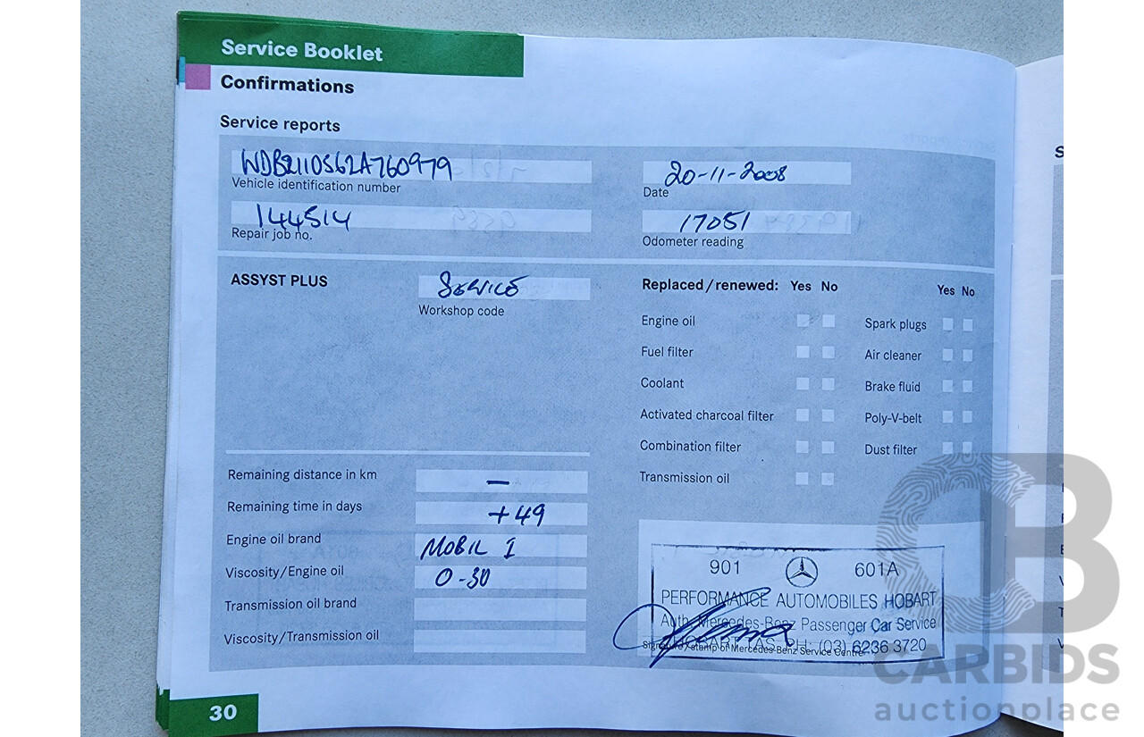 3/2005 Mercedes-Benz E350 Avantgarde 211 4d Sedan Blue 3.5L