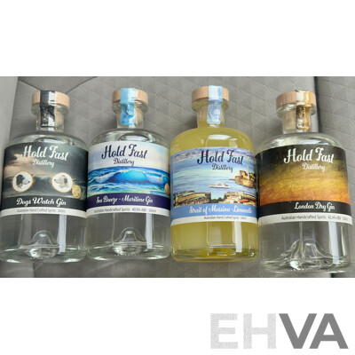 L92 - Four Bottles of 500ml Hold Fast Spirits