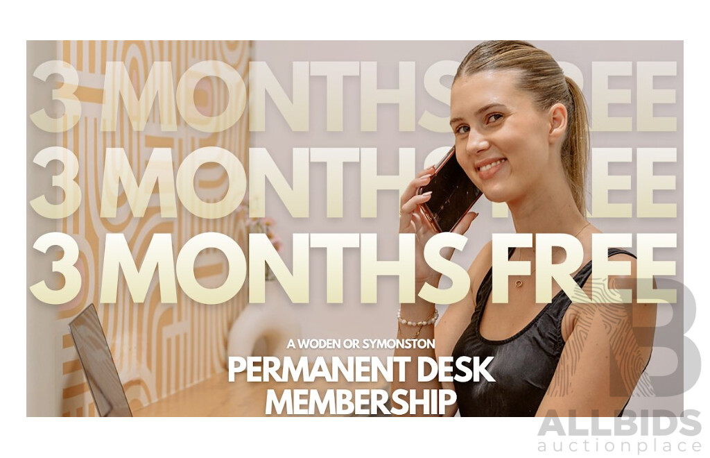 3 Months Permanent Desk Membership With Wotso